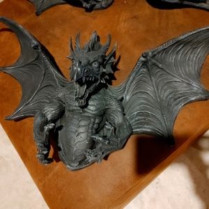 Toscano's Vengeance Dragon Wall Sculpture